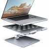 AXAGON STND-LQ Podstawa do laptopów aluminiowa 10-17.3 cali, regulowane kąty nachylenia, Szara